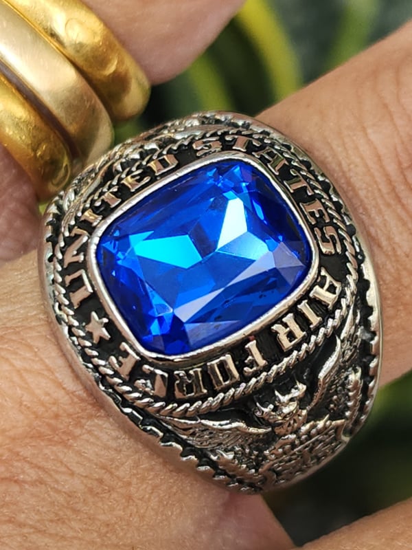 nhẫn mỹ xưa Air Force hãng Jostens ltm