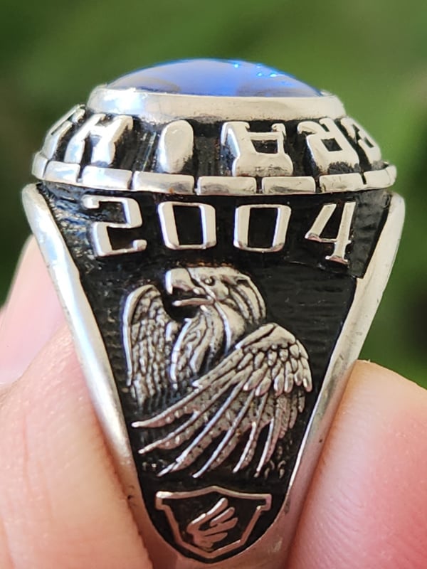 nhẫn mỹ xưa hợp kim keystone val năm 2004