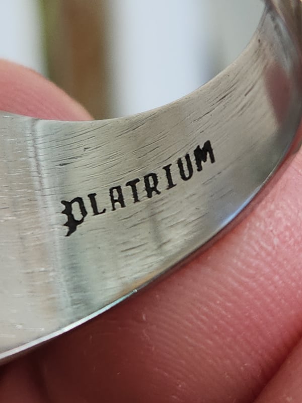 nhẫn mỹ xưa hợp kim năm 1977 platium