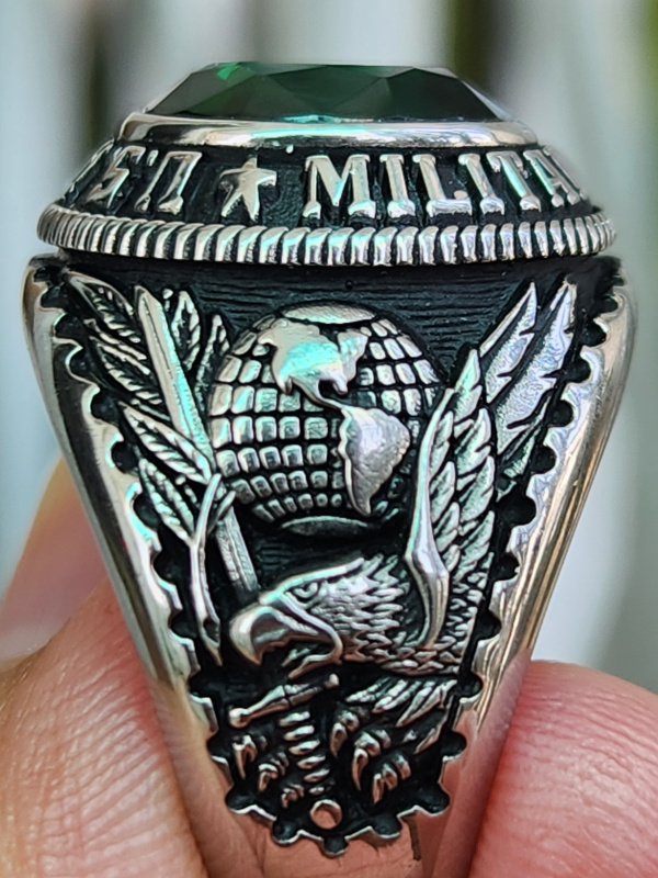 nhẫn mỹ xưa hợp kim quân đội military police