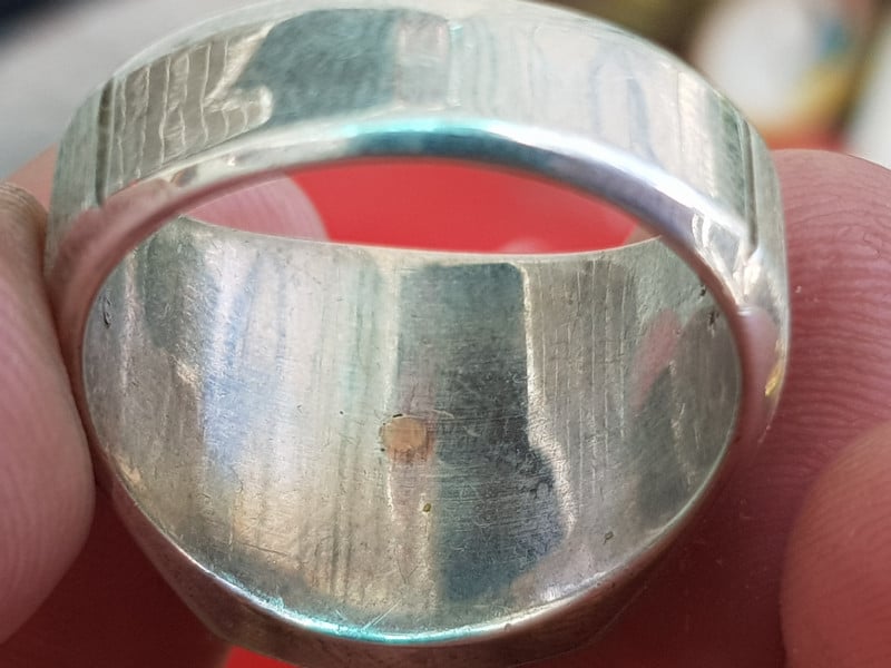 nhẫn mỹ xưa sterling 14k us army VietNam