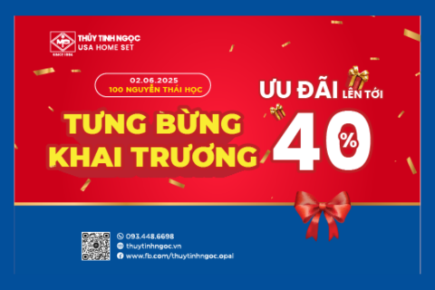 KHAI TRƯƠNG TƯNG BỪNG – CỬA HÀNG THỦY TINH NGỌC TẠI 100 NGUYỄN THÁI HỌC
