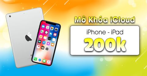 Mở Khóa iCloud (bypass iCloud) iPhone, iPad