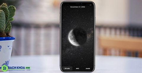Cách xem mặt trăng ngày sinh của mình trên điện thoại cực kỳ thú vị