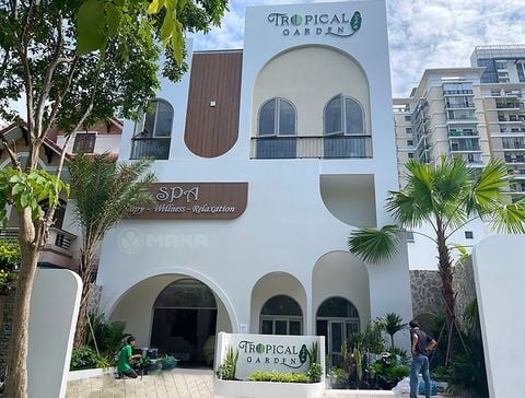 Thi công hệ thống tưới tự động khu Spa Tropical Garden