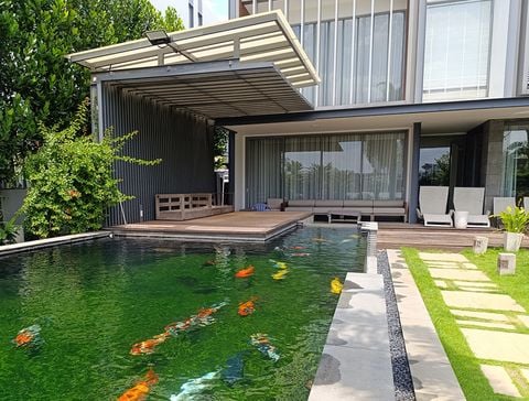 Hoàn thiện và bàn giao hệ thống tưới tự động biệt thự view sông tại Thảo Điền