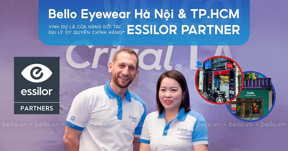 Cửa hàng tròng kính, mắt kính Essilor tại Hà Nội, Hồ Chí Minh chính hãng!