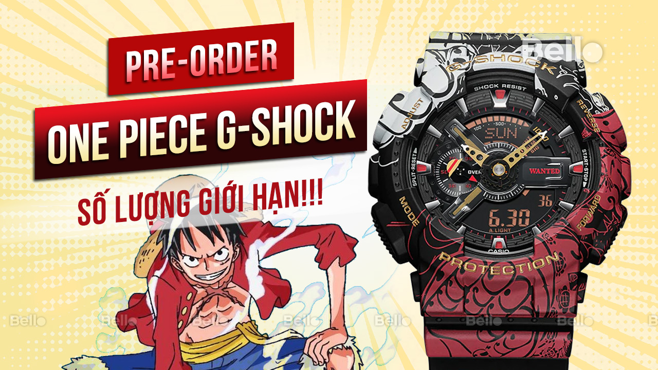 [PREORDER] Đặt trước G-Shock x Onepiece LIMITED EDITION GA-110JOP-1A4