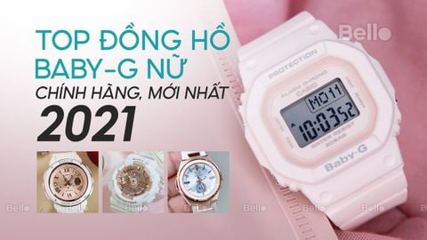 TOP đồng hồ BabyG nữ chính hãng, mới nhất 2021