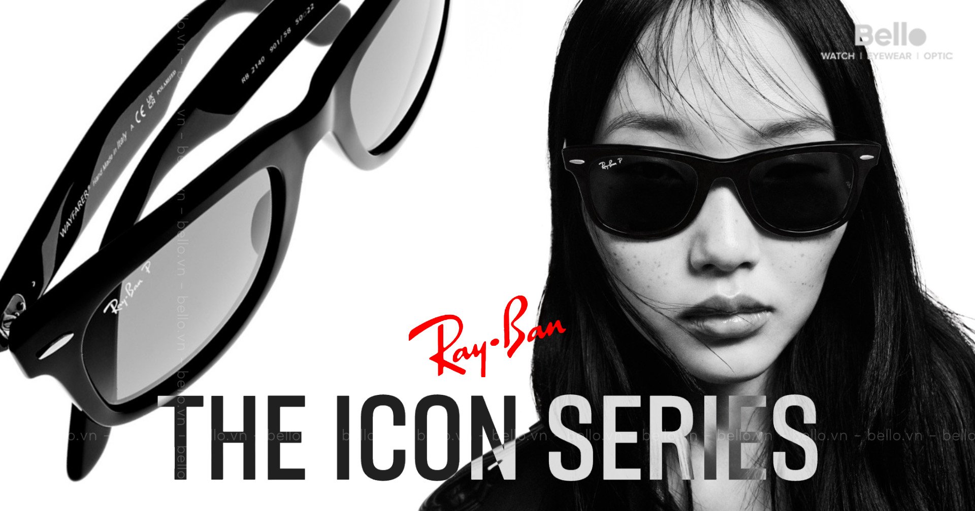 Ray-Ban The Icons Series - BST Kính mát, gọng kính Ray-Ban với thiết kế biểu tượng từ 1937