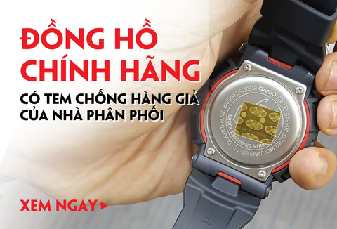 Tem Vàng Chống Giả Đồng Hồ G-Shock