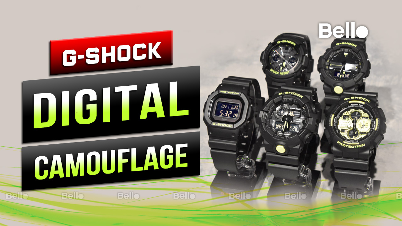 G-Shock Digital Camouflage Series