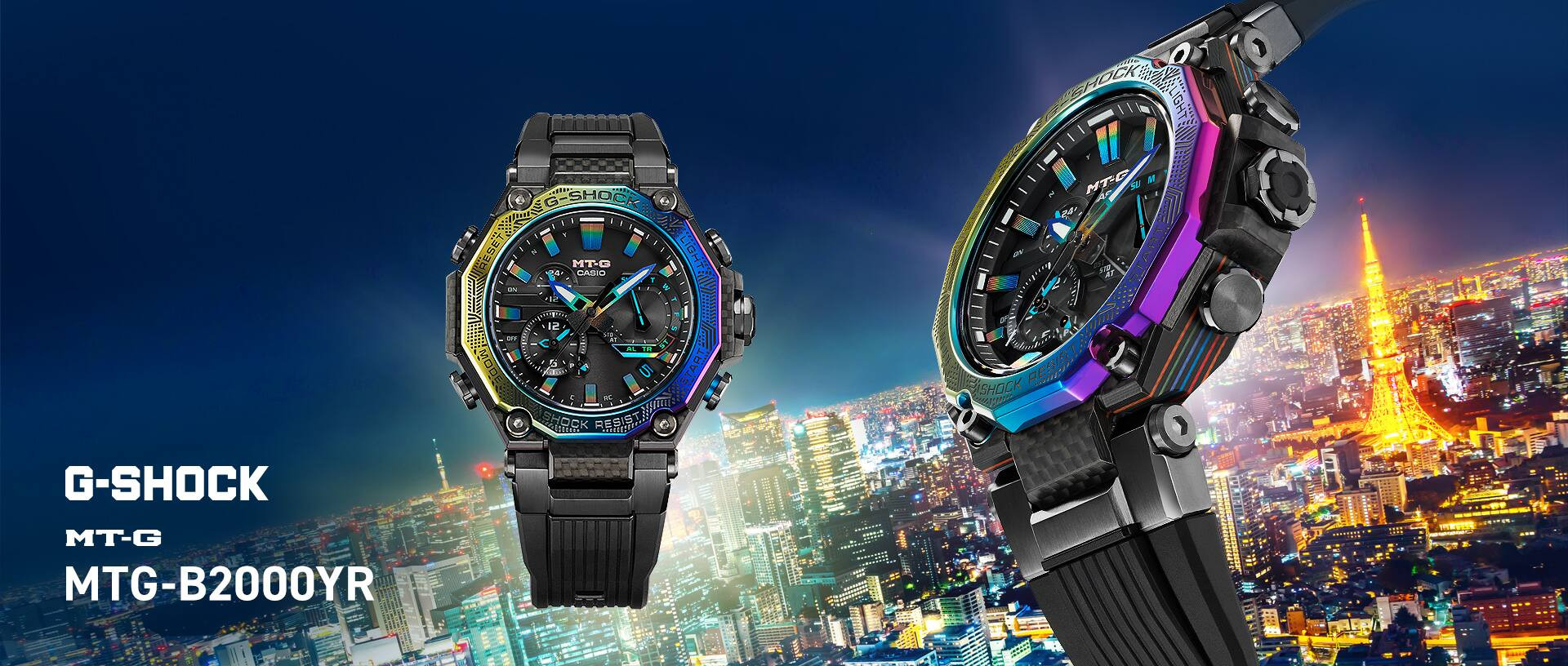 G-Shock MTG City Rainbow Illumination MTG-B2000YR-1A - Limited Edition