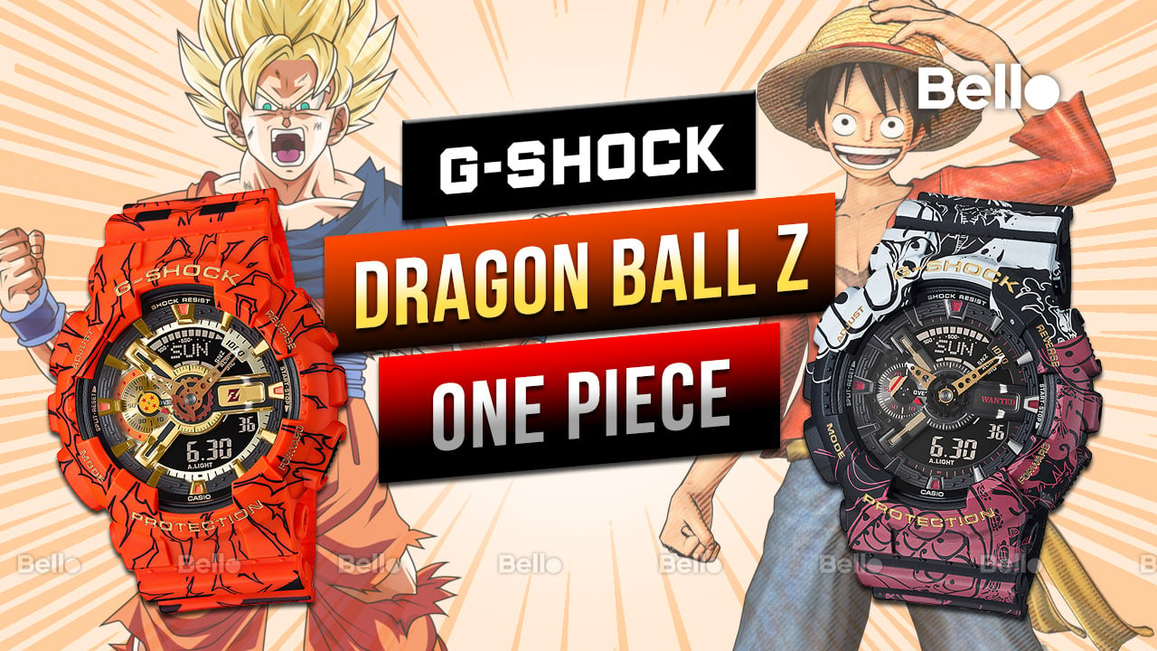 Phiên bản giới hạn hợp tác giữa G-Shock x Dragon Ball Z và One Piece 2020