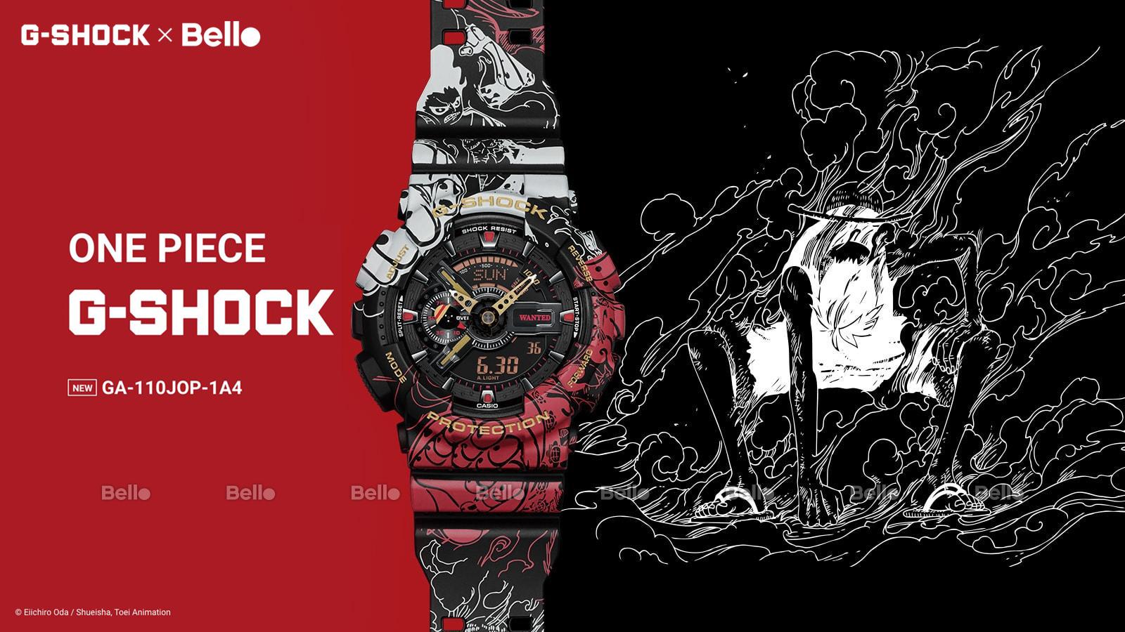 One Piece x G-Shock GA-110JOP-1A4 Phiên bản hợp tác siêu giới hạn