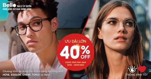 ƯU ĐÃI LỚN GIẢM 40% GỌNG KÍNH RAY-BAN CHÍNH HÃNG