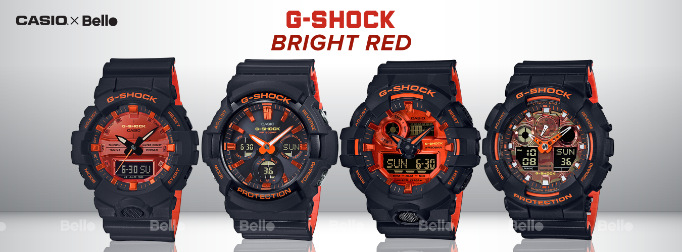 G-Shock Bright Red