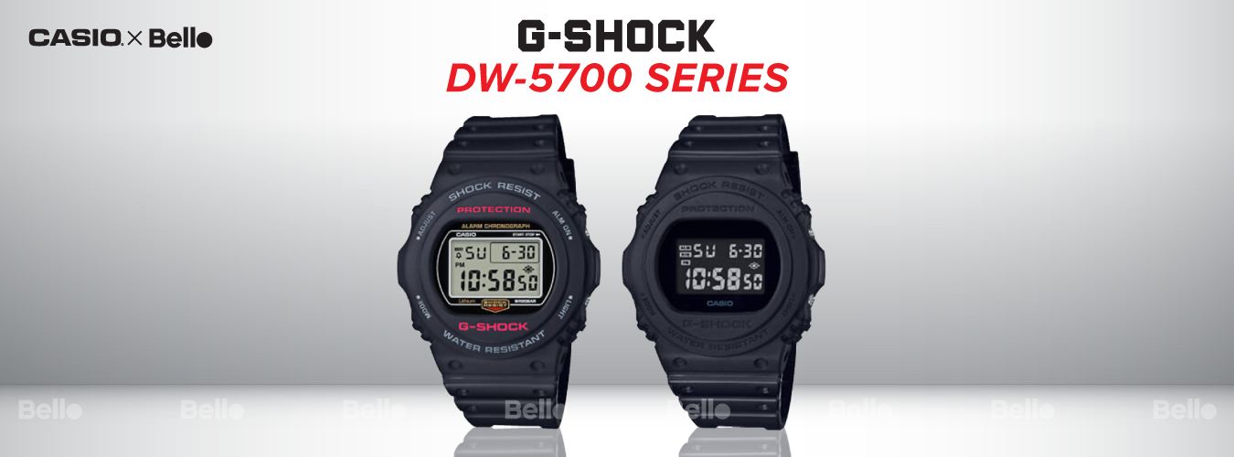 Đồng Hồ G-Shock DW-5700 Chính Hãng - MUA 1 TẶNG 1* - SALE UP 30% – Bello