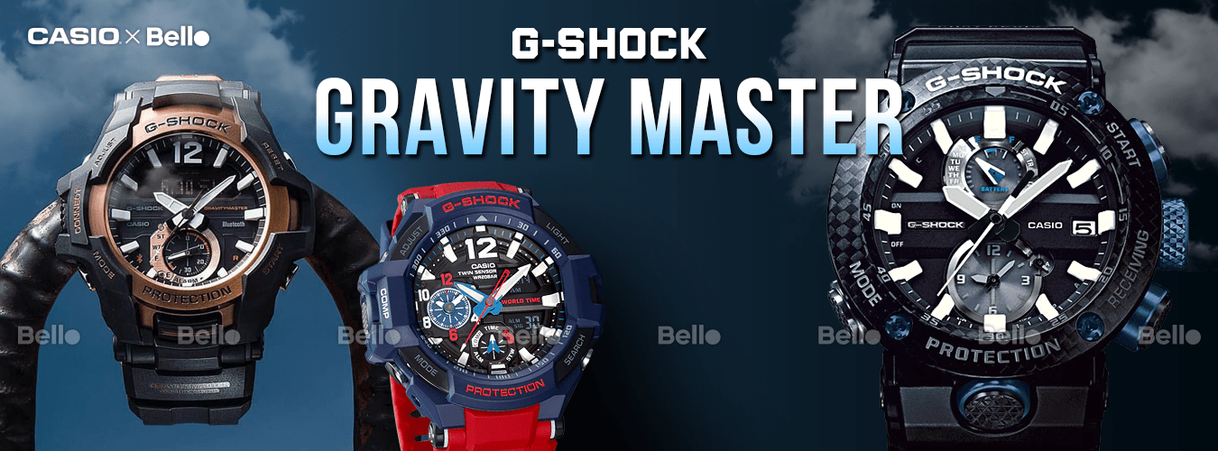 Đồng hồ G-Shock GravityMaster Chính hãng, giảm 15% VIP