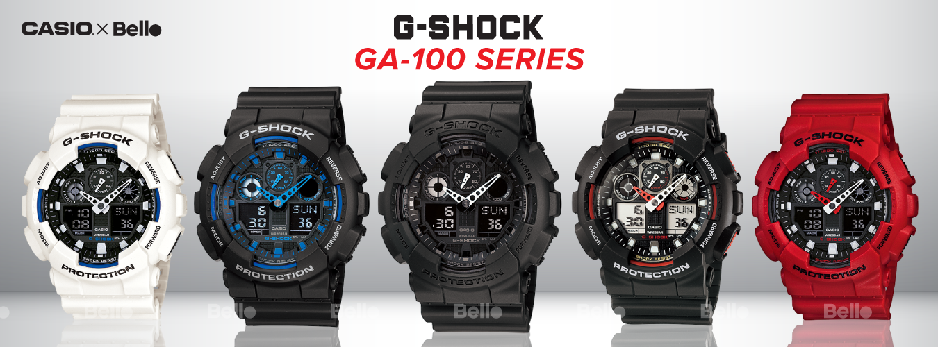 G-Shock GA-100 | Kim-Số | Đồng hồ Nam Chính Hãng Giá Rẻ