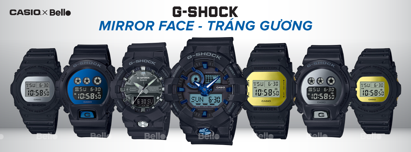 G-Shock TrÃ¡ng gÆ°Æ¡ng