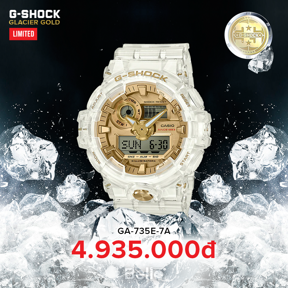 G-Shock Glacier Gold GA-735E-7A