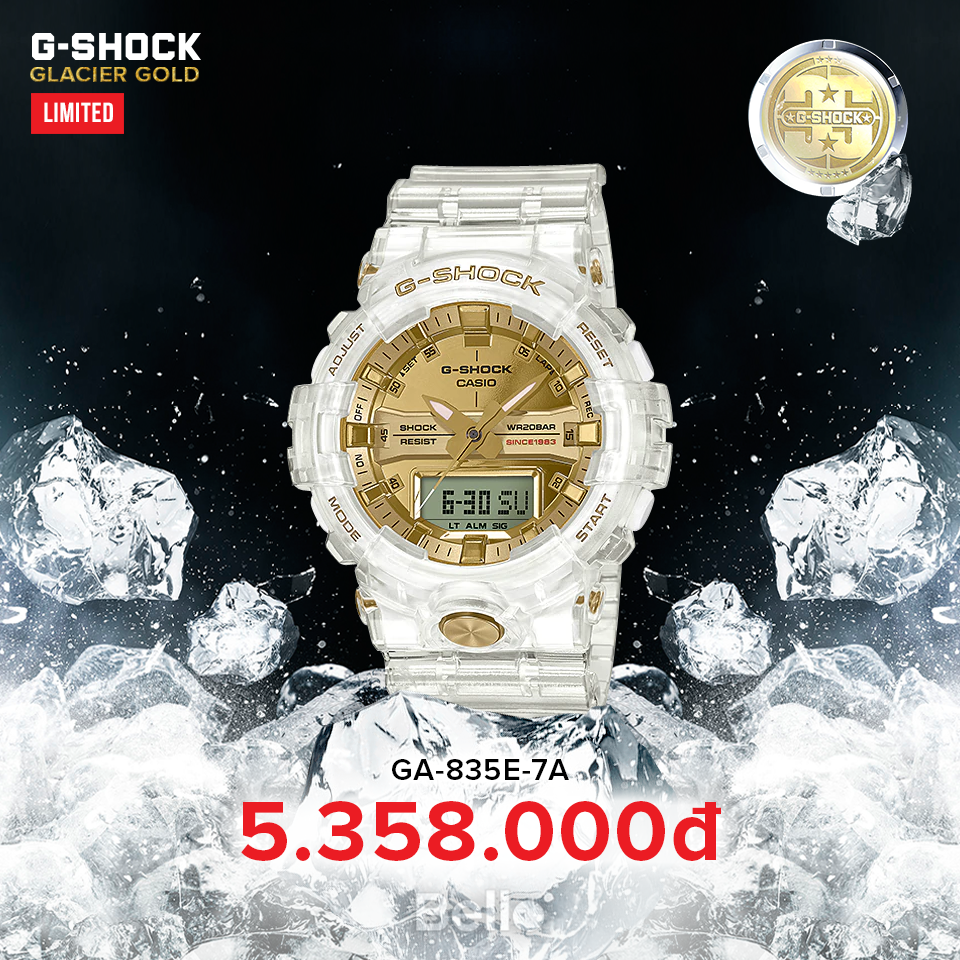 G-Shock Glacier Gold GA-835E-7A