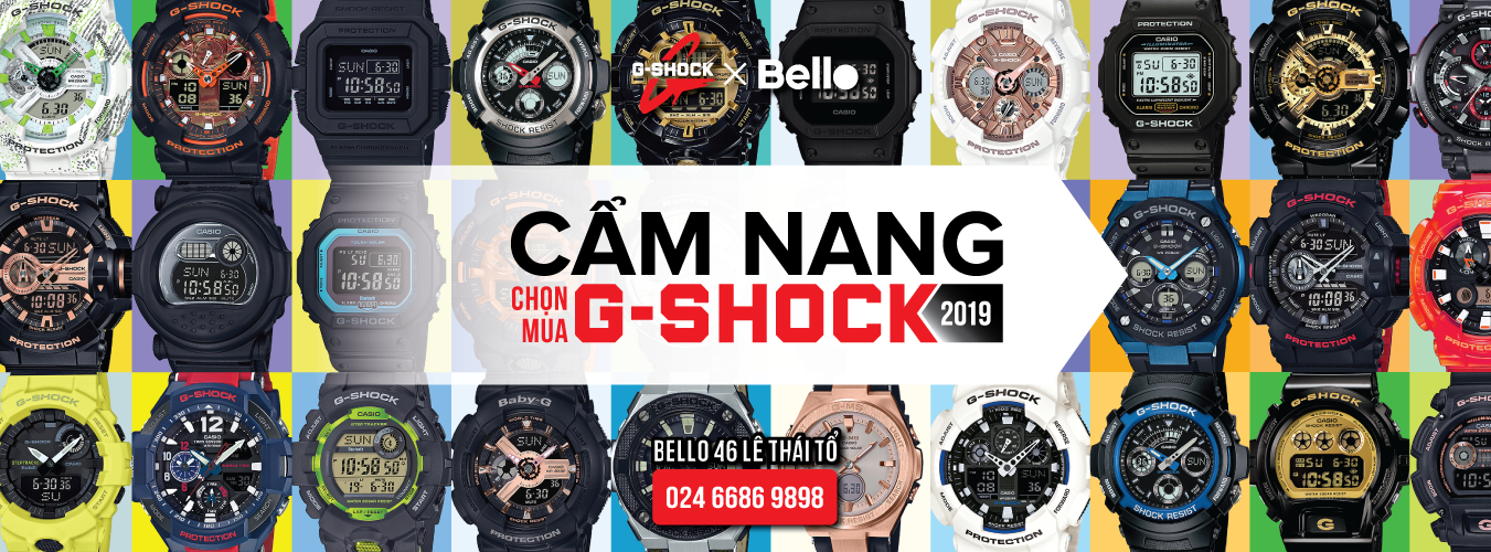 Cẩm nang chọn mua đồng hồ G-Shock