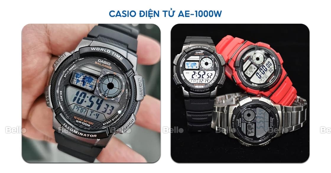 Casio AE-1000W - TOP đồng hồ Casio điện tử