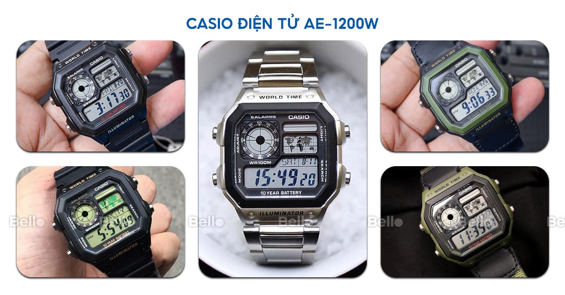 Casio AE-1200W - TOP đồng hồ Casio điện tử