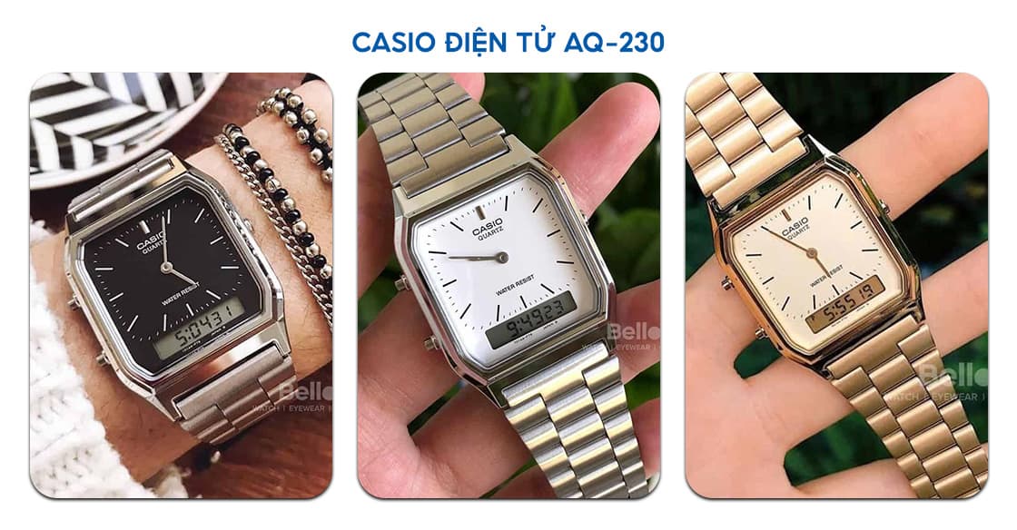 Casio AQ-230 - TOP đồng hồ Casio điện tử