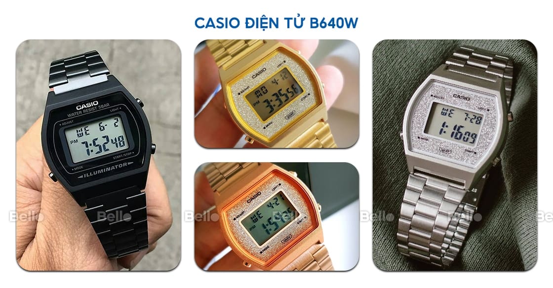 Casio B640W - TOP đồng hồ Casio điện tử