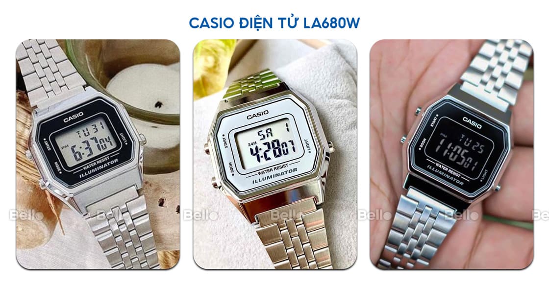 Casio LA680W - TOP đồng hồ Casio điện tử