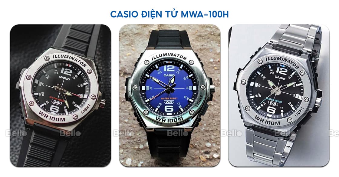 Casio MWA-100H - TOP đồng hồ Casio điện tử