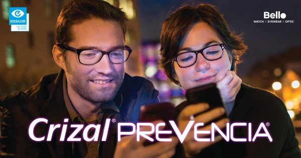 Essilor Crizal Prevencia [TRÒNG KÍNH LỌC CHỐNG ÁNH SÁNG XANH THÔNG MINH]