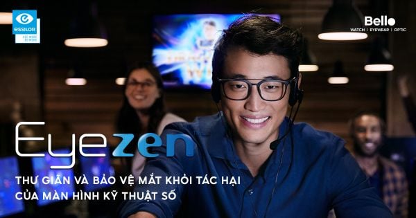 Essilor Eyezen [CHỐNG MỎI LÀM VIỆC MÁY TÍNH, CHƠI GAME IPAD, ĐIỆN THOẠI]