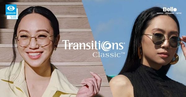 Essilor Transitions Classic [TRÒNG KÍNH ĐỔI MÀU GIÁ RẺ]