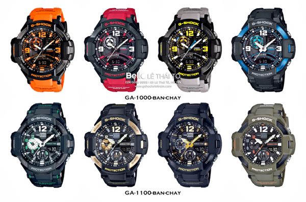 Casio G-Shock Gravity Master GA-1000 GA-1100 bán chạy