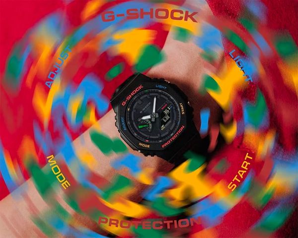 g-shock multicolor accents series GA-B2100FC-1A