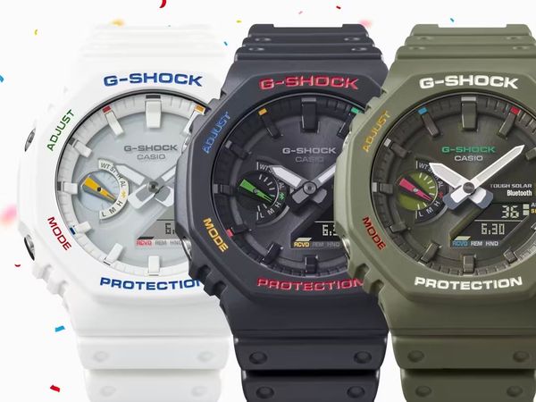 g-shock multicolor accents series feartures