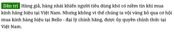 Không còn e ngại khi mua kính hàng hiệu chính hãng tại Việt Nam!