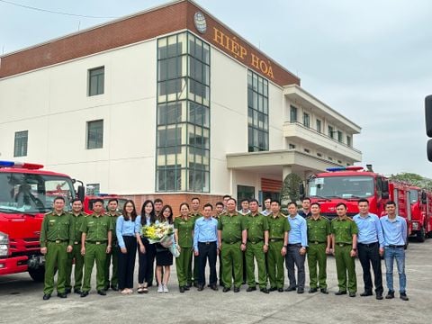 Hiệp Hòa bàn giao 42 xe chữa cháy đồng bằng và xe chữa cháy miền núi cho cục Phòng Cháy Chữa Cháy và Cứu Hộ Cứu Nạn Việt Nam.