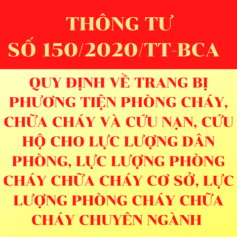 Thông tư 150/2020/TT-BCA