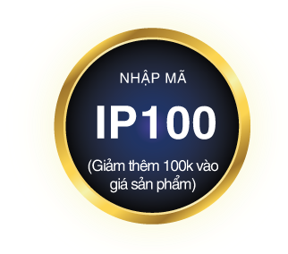 Giảm ngay 100.000đ khi nhập mã IP100