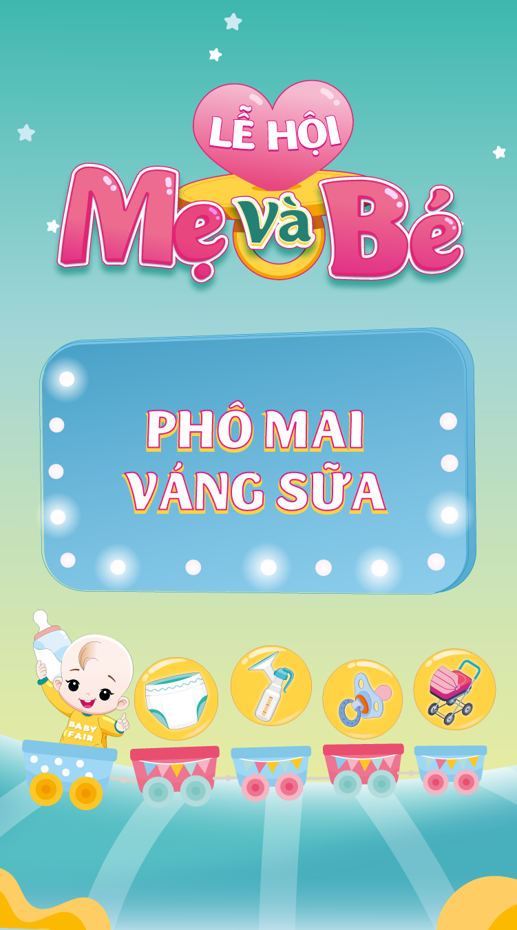 BABY FAIR - BÉ ĂN DẶM - PHÔ MAI - VÁNG SỮA