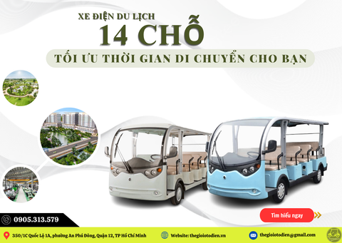 XE ĐIỆN DU LỊCH 14 CHỖ