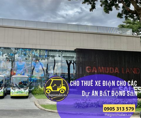 Dịch vụ cho thuê xe điện trọn gói cho các dự án bất động sản