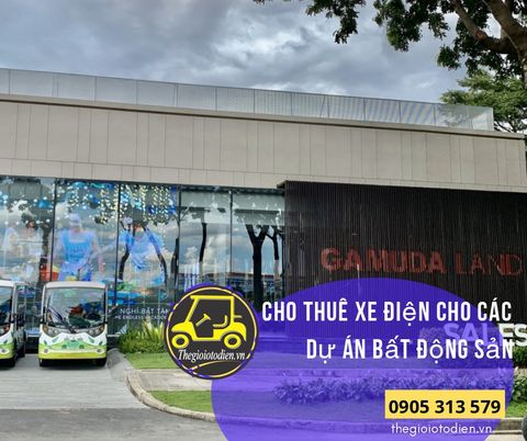 Dịch vụ cho thuê xe điện trọn gói cho các dự án bất động sản