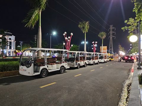Dàn Xe Điện Cho Thuê Chạy Sự Kiện Khai Trương Phố Đi Bộ Tại T&T City Millennia Ở Xã Cần Giuộc.