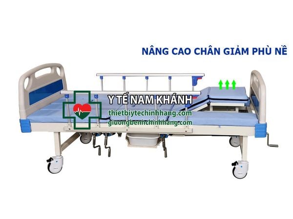 giường bệnh nhân 5 tay quay akiko a85